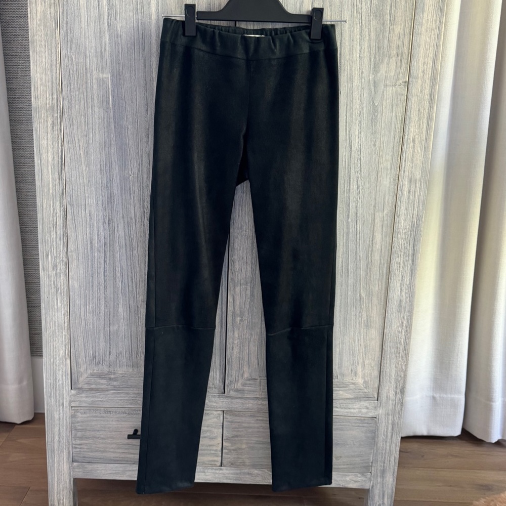 Billy Reid suede real leather leggings